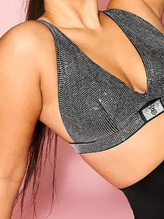 Victoria's Secret Other - Victoria's Secret Silver Rhinestone Bralette